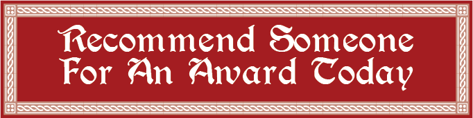 Click to recommend someone for an award today
