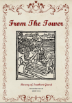 Cover of the November issue of From the Tower. Featured image is a woodcut of medieval timber haulers