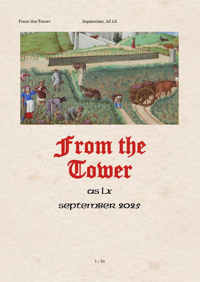 From the Tower newsletter cover for September 2025